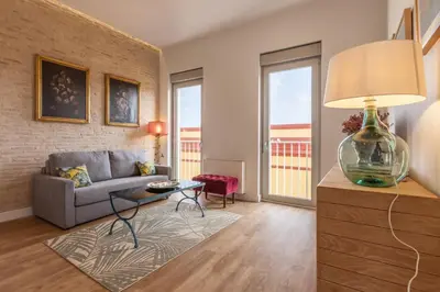 Zona de estar de Apartamentos RG Suites Jardines de Murillo