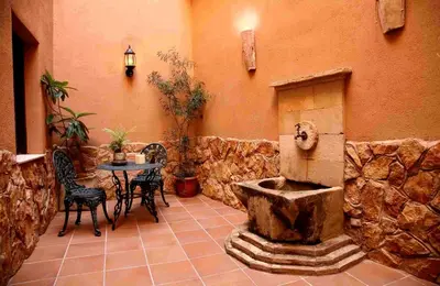Zona de estar de Hotel Baviera