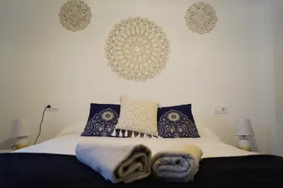 Cama o camas de una habitación en Apartamento Mihrab, excelente ubicacion en casco historico