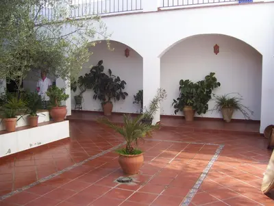 Jardín al aire libre en Casa Concha