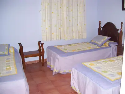 Cama o camas de una habitación en Casa Concha