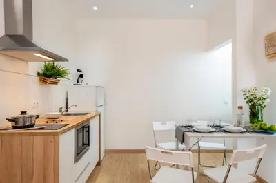 Una cocina o zona de cocina en Azafran Suites