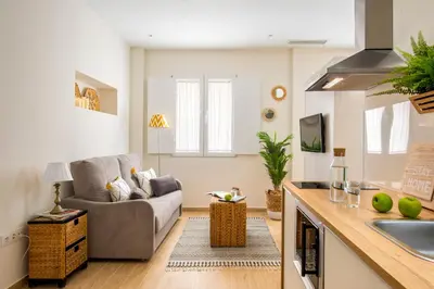 Una cocina o zona de cocina en Azafran Suites