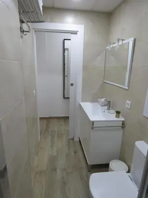 Un baño de Living Sevilla Apartments Hércules