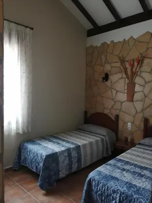Cama o camas de una habitación en La solana de turon. El pino