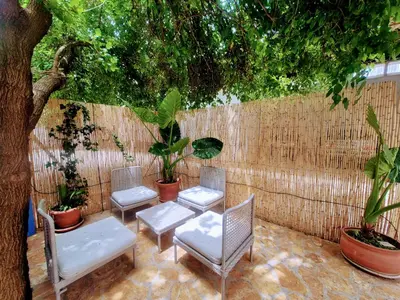 Jardín al aire libre en La casa de Íllora