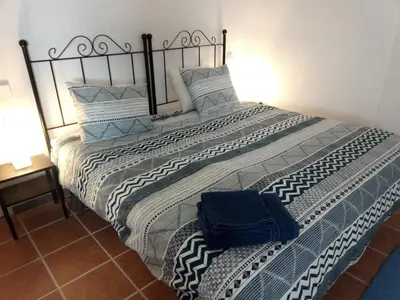 Cama o camas de una habitación en Casa la Cabra