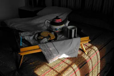 Cama o camas de una habitación en Casa Rural Cortijo del Zoco Bajo