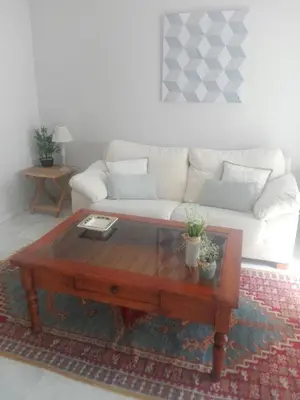 Zona de estar de Charming Villadarias M. Palace apartment