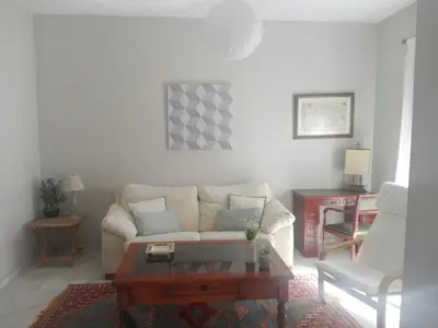 Zona de estar de Charming Villadarias M. Palace apartment