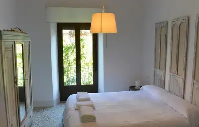Cama o camas de una habitación en Casa del Portillo-Centro Histórico