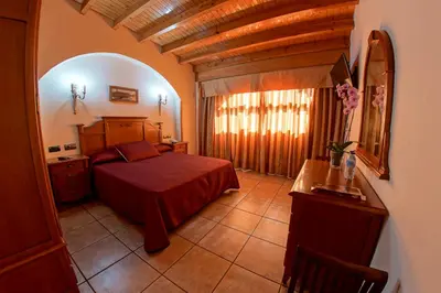 Cama o camas de una habitación en Hotel Alfonso VIII