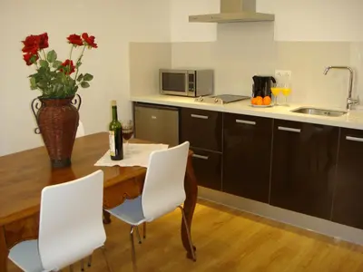 Una cocina o zona de cocina en Life Apartments Alberto Lista
