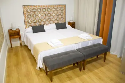 Cama o camas de una habitación en Life Apartments Alberto Lista