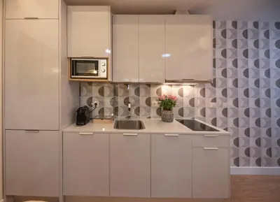 Una cocina o zona de cocina en Cosy Apartment with Terrace in the Centre of Seville