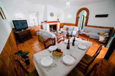 Cama o camas de una habitación en Casa Rural San Antonio