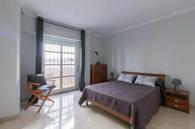 Cama o camas de una habitación en Aparbel Torneo Isla Mágica