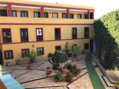 Jardín al aire libre en CLB Apartamento Alameda