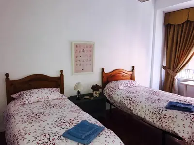 Cama o camas de una habitación en Piso centro de Cordoba