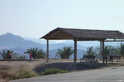 Paisaje cerca de este camping