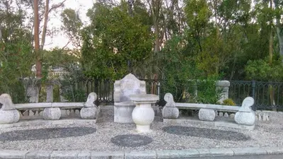 Jardín al aire libre en Casa Encina - Encinasola Turismo Rural.