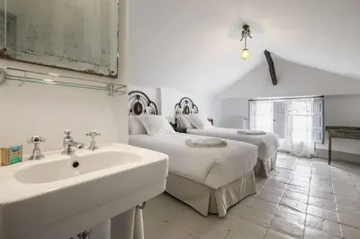 Cama o camas de una habitación en La Casa Grande de Zujaira