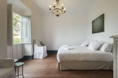 Cama o camas de una habitación en La Casa Grande de Zujaira