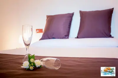 Cama o camas de una habitación en Casas Rurales el Balcon de la Brena