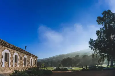 Paisaje cerca of this country house