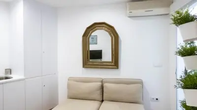 Zona de estar de Azhar Suites