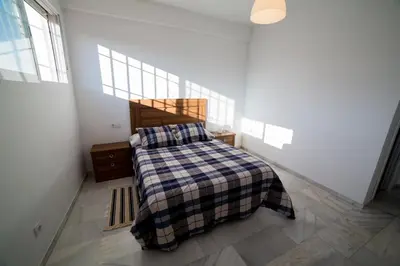 Cama o camas de una habitación en Casa Grande En Centro Historico