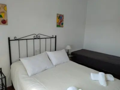 Cama o camas de una habitación en Alojamiento Rural El Orégano