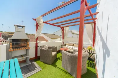 Zona de estar de Casa Spa La Agueda y Robledo