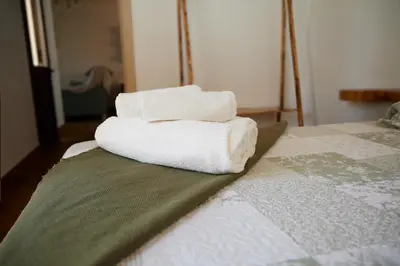 Cama o camas de una habitación en Batán de las Monjas
