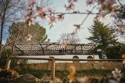 Jardín al aire libre en Batán de las Monjas