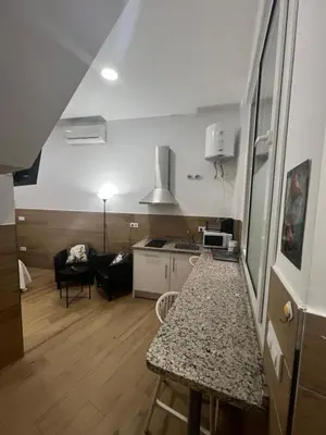 Una cocina o zona de cocina en APARTAMENTOS EN ALAMEDA DE HERCULES SEVILLa