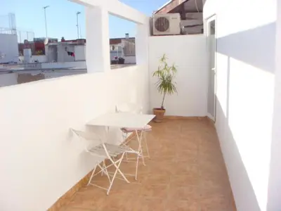 Un balcón o terraza de Atico Amistad
