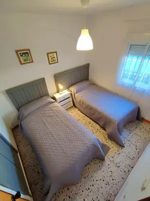 Cama o camas de una habitación en Casa Almadén 1