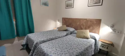 Cama o camas de una habitación en Centro de Sevilla