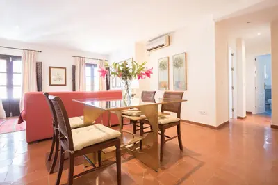 Zona de estar de Flamencos Apartamento con garage 5 pax