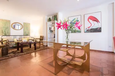 Zona de estar de Flamencos Apartamento con garage 5 pax