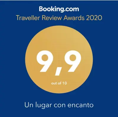 Certificado, premio, señal o documento que está expuesto en Un lugar con encanto