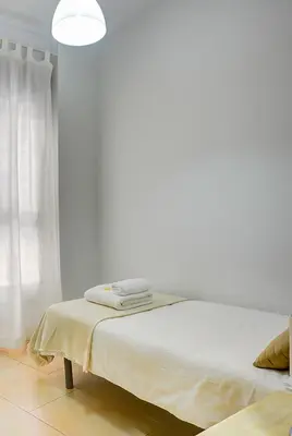 Cama o camas de una habitación en Apartamento San Julian