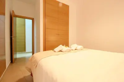 Cama o camas de una habitación en Apartamento San Julian