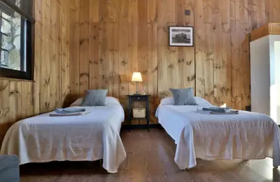 Cama o camas de una habitación en Casa Ecuestre Carmen Martínez