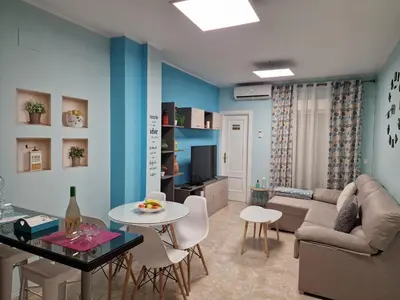 Zona de estar de apartamento Adrian y Vanessa VFT/JA/00086