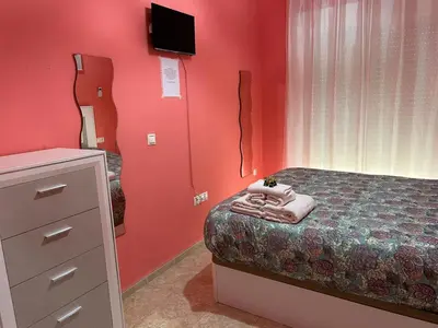 Cama o camas de una habitación en apartamento Adrian y Vanessa VFT/JA/00086