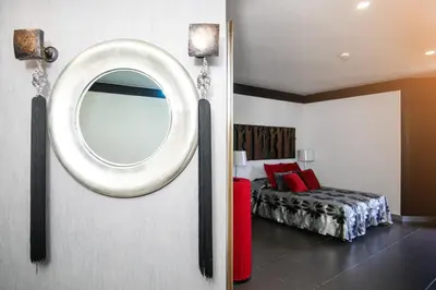 Cama o camas de una habitación en Hotel ACG