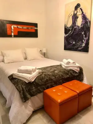 Cama o camas de una habitación en SALOTUR Don Pedro