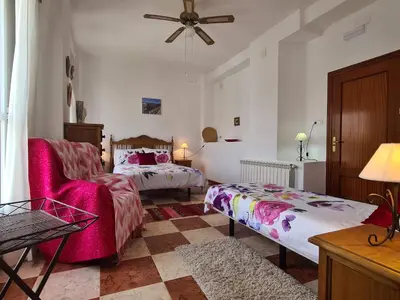 Cama o camas de una habitación en Casa Alta Holiday Home